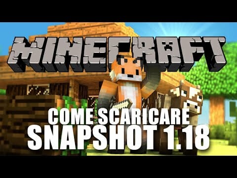 MINECRAFT: Come scaricare gli SNAPSHOT DELLA 1.18 , Top Games