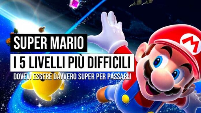 5 livelli piu difficili di super mario