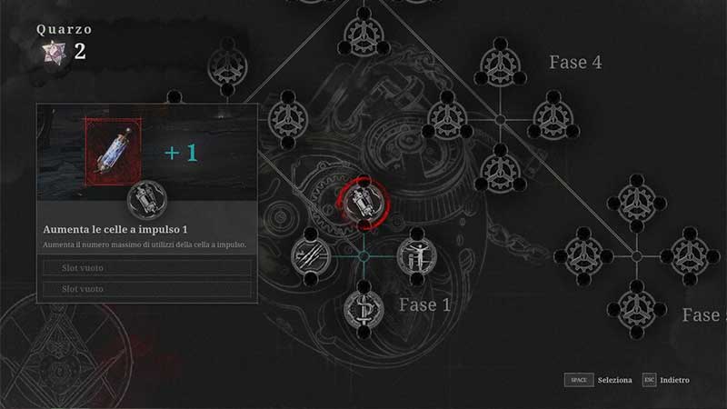 celle impulso CRAFTING e UPGRADE
