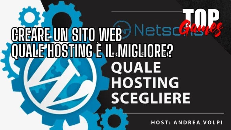 QUALE HOSTING scegliere per CREARE un SITO WEB cover
