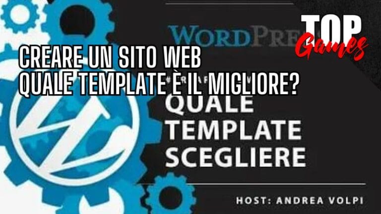 QUALE TEMPLATE scegliere per il NUOVO SITO WEB