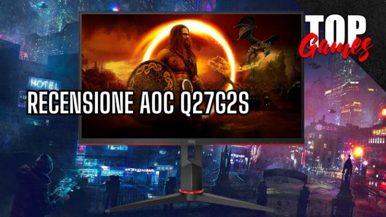 recensione aoc schermo gaming top games italia