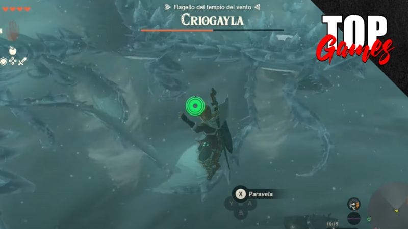 boss criogayla zelda tears of the kingdom seconda fase scontro top games italia