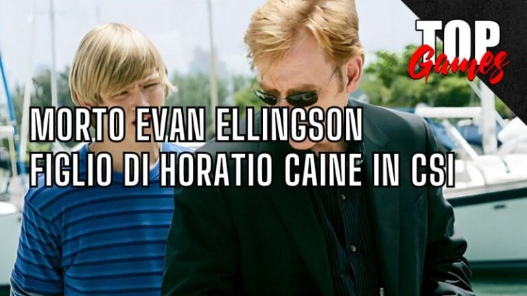 evan ellingson morto attore csi miami top games italia